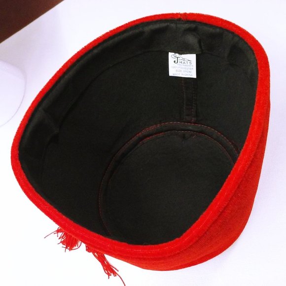 Vintage Lot of 3 Collection Fancy Dress Costume Party Hats Cat Mask Fez Asian - Picture 7 of 11